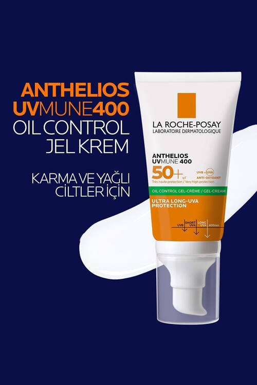 Güneş Koruyucu Cilt Bakım Seti: Anthelios Oil Control Güneş Kremi 50ML& Posthelios 100ML