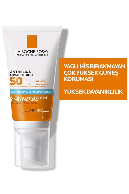 Hassas ve Kuru Ciltler İçin Güneş Bakım Seti:Anthelios Yüz Güneş Kremi 50ML&Termal Su 50ML