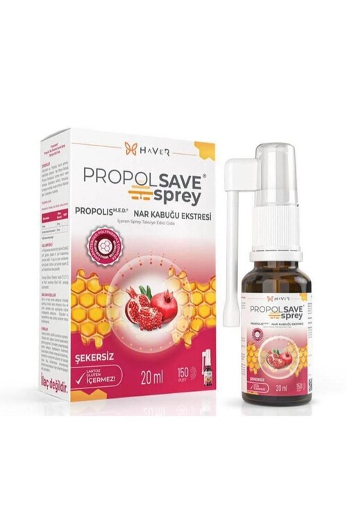 Propolsave - Haver Propolis Nar Ekstresi Içeren Sprey 20 ml