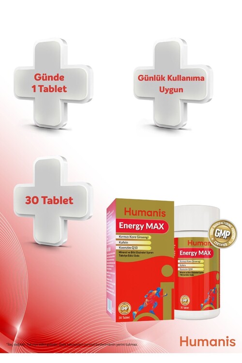 Humanis Energy Max Vitamin & Mineral 30 Tablet Ene