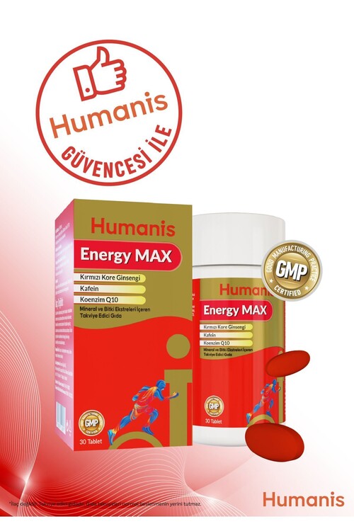 Humanis Energy Max Vitamin & Mineral 30 Tablet Ene