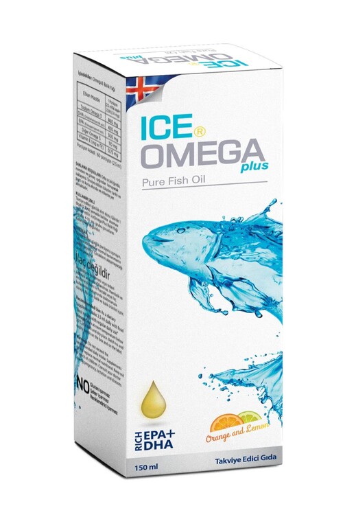 IceOmega - Ice Omega Plus 150ml Sıvı Balık Yağı