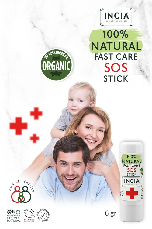 Incia - Incia %100 Doğal Sos Stick Anlık Yatıştırıcı 6gr