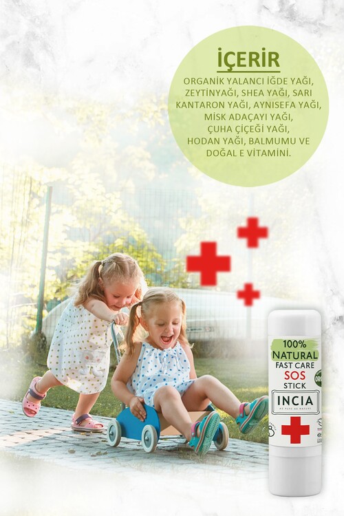 Incia %100 Doğal Sos Stick Anlık Yatıştırıcı 6gr