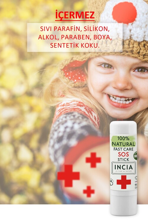 Incia %100 Doğal Sos Stick Anlık Yatıştırıcı 6gr