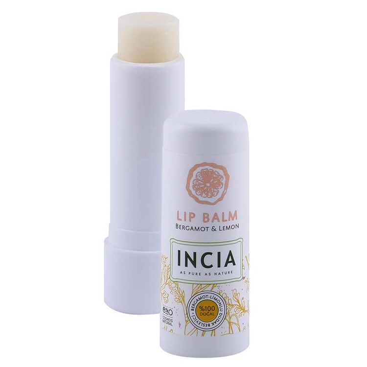 Incia Bergamot & Limonlu Dudak Besleyici Lip Balm 