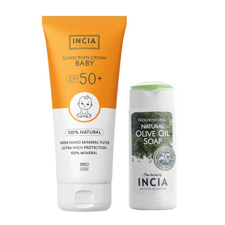 Incia Sun Screen Baby Face and Body Cream SPF50+ 7