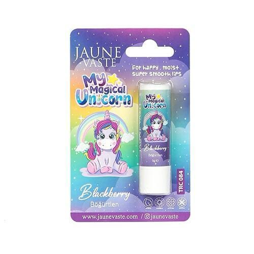 Jaune Vaste - Jaune Vaste Lip Balm Kids Unicorn Dudak Kremi Böğürtlenli 5 gr