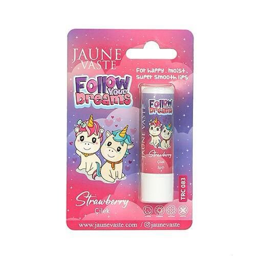 Jaune Vaste - Jaune Vaste Lip Balm Kids Unicorn Dudak Kremi Çilekli 5 gr