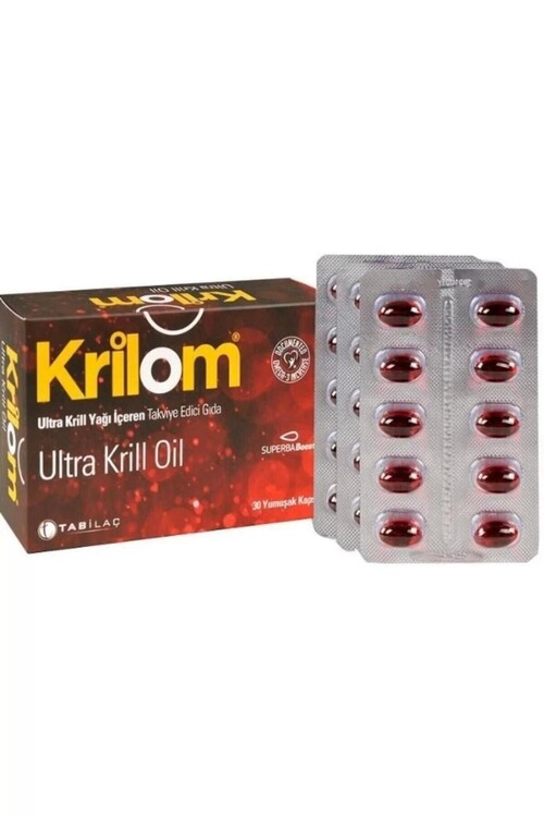 Krilom - Krilom Ultra Krill Oil Takviye Edici Gıda 30 Yumuş