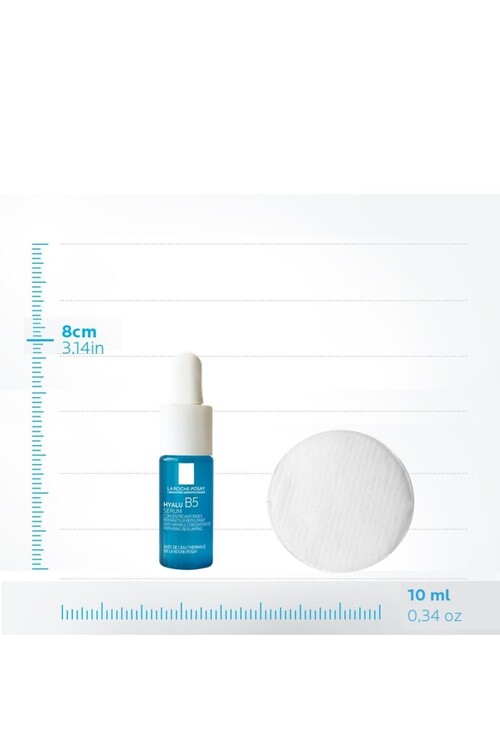 La Roche Posay Hyalu B5 Cilt Serumu Dolgunlaştırıcı & Onarıcı 10 ml Tanışma Boyu + Roller Yüz Masaj Aleti