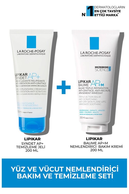 La Roche Posay - La Roche Posay Vücut Nemlendirme Ve Temizleme Seti 