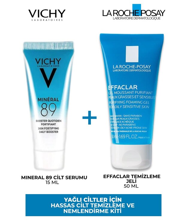 La Roche Posay - La Roche-Posay&Vichy Yağlı Ciltler İçin Temizleme ve Nemlendirme Kiti