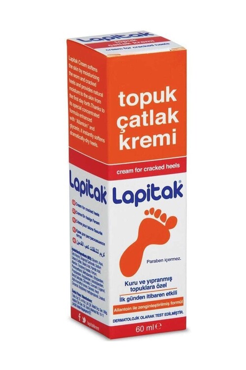 Lapitak - Lapitak Topuk Çatlak Kremi Kuru Ve Yıpranmış 60ml