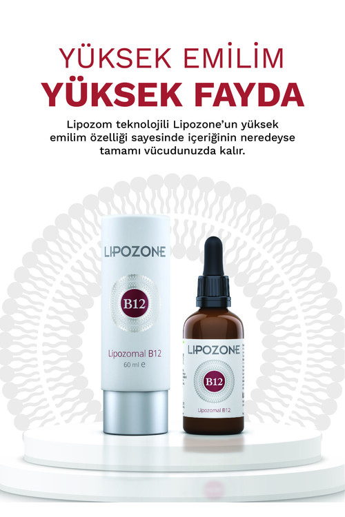 Lipozone Lipozomal Vitamin B12 60 ml Damla