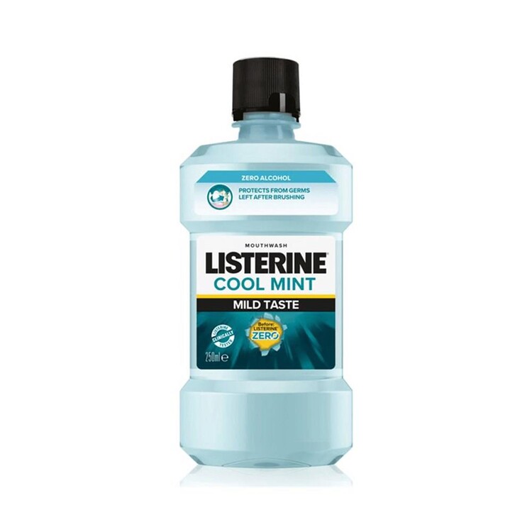 Listerine - Listerine Cool Mint Hafif Tat 250 ml, Ağız Suyu