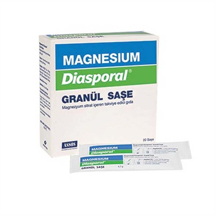 Magnesium Diasporal 300 gr 20 Granül Saşe