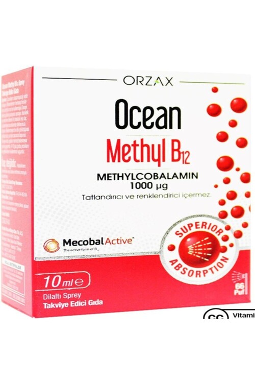 Methyl B12 1000µg Sprey 10 Ml Ve Ocean D3 K2 Damla 20 ml