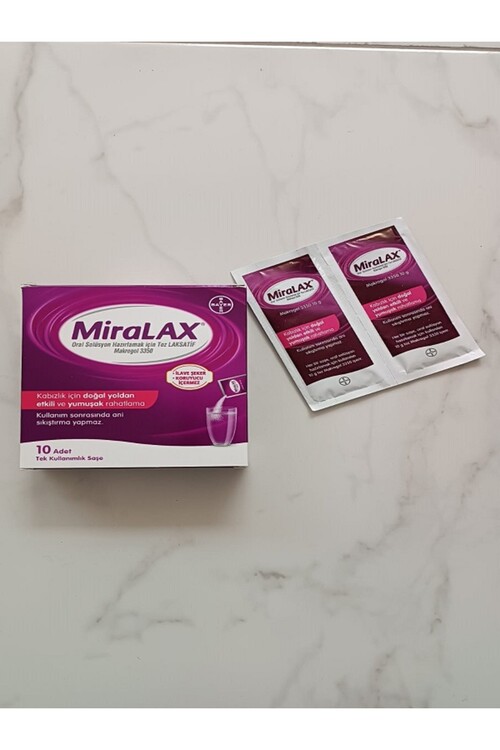 Miralax - Miralax Oral Solüsyon Makrogol 3350 Tek Kullanımlı
