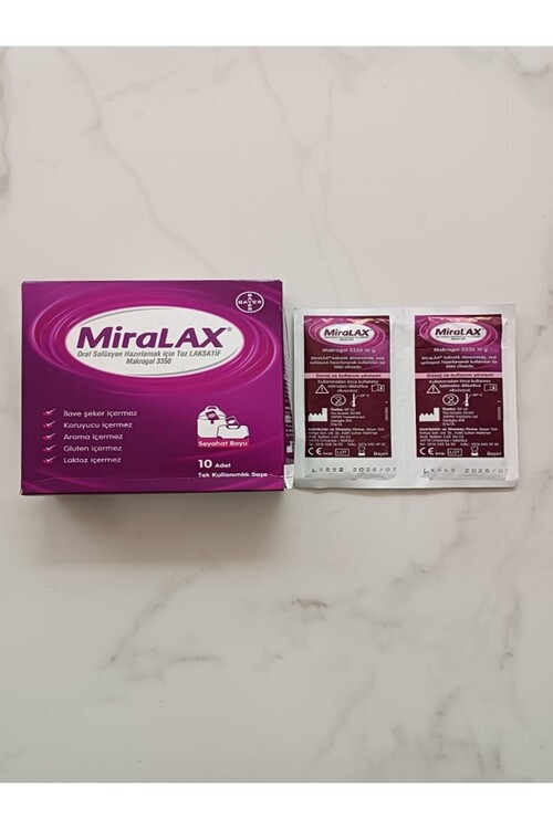 Miralax Oral Solüsyon Makrogol 3350 Tek Kullanımlı