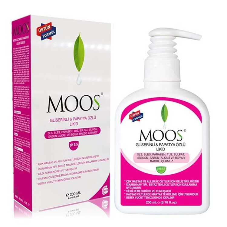 Moos - Moos Gliserinli & Papatya Özlü Likid 200 ml