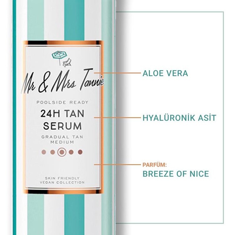 Mr & Mrs Tannie 24 Saatlik Bronzlaştırıcı Serum 75