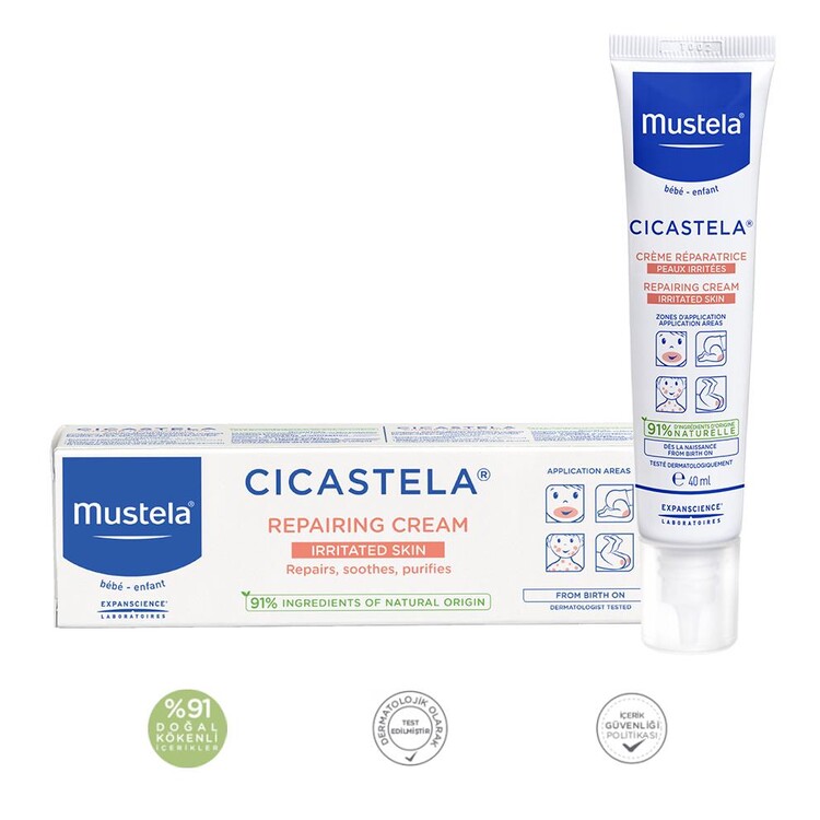 Mustela - Mustela Cicastela 40ml Onarıcı Bakım Kremi