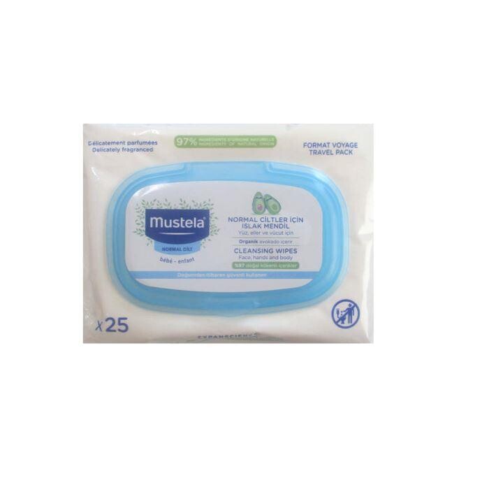 Mustela - Mustela Normal Ciltler İçin Islak Mendil 25 Adet