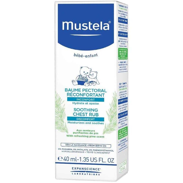 Mustela Soothing Chest Rub 40ml