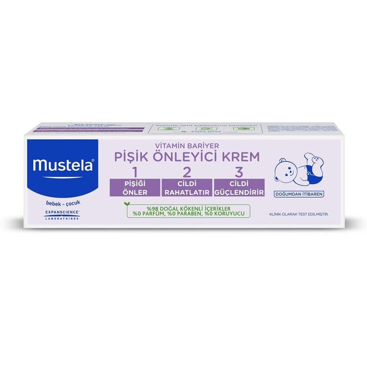 Mustela Vitamin Barrier Pişik Kremi 1 2 3 100ml