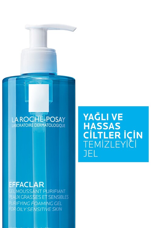 La Roche Posay Effaclar Jel Temizleme Jeli Yağlı/akneye Eğilim Gösteren Ciltler 400 ml x 2