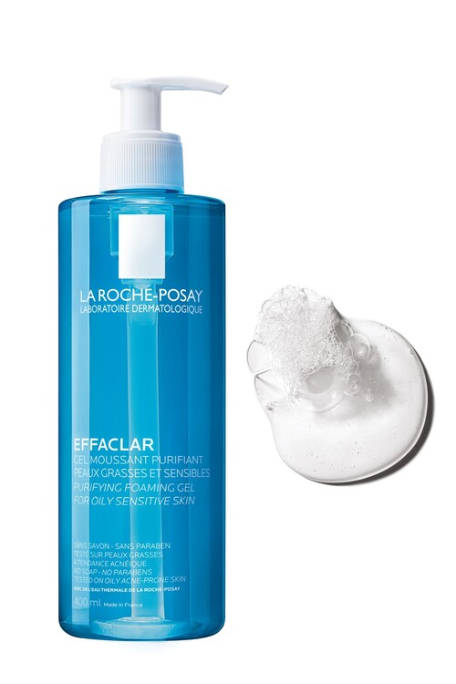 La Roche Posay Effaclar Jel Temizleme Jeli Yağlı/akneye Eğilim Gösteren Ciltler 400 ml x 2