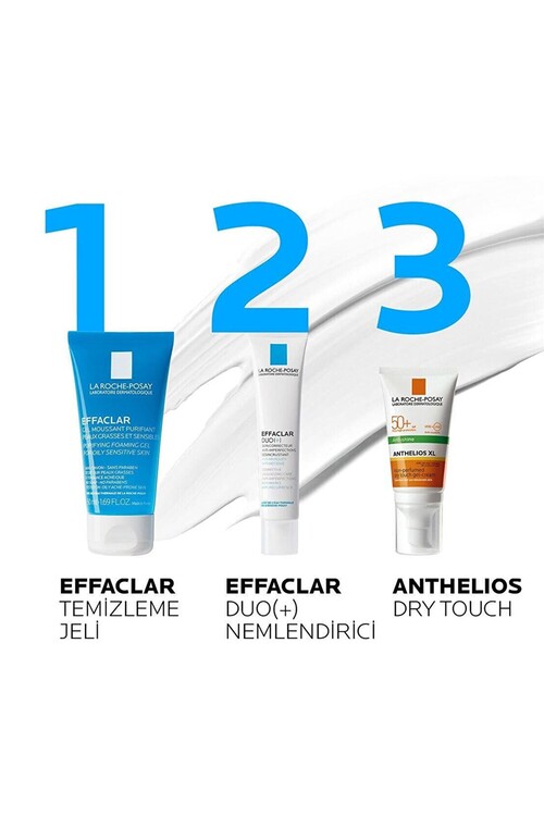 La Roche Posay Effaclar Jel Temizleme Jeli Yağlı/akneye Eğilim Gösteren Ciltler 400 ml x 2