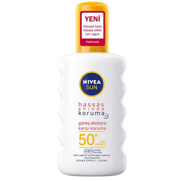 Nivea - Nivea Sun Hassas Anında Koruma Güneş Koruyucu Spre