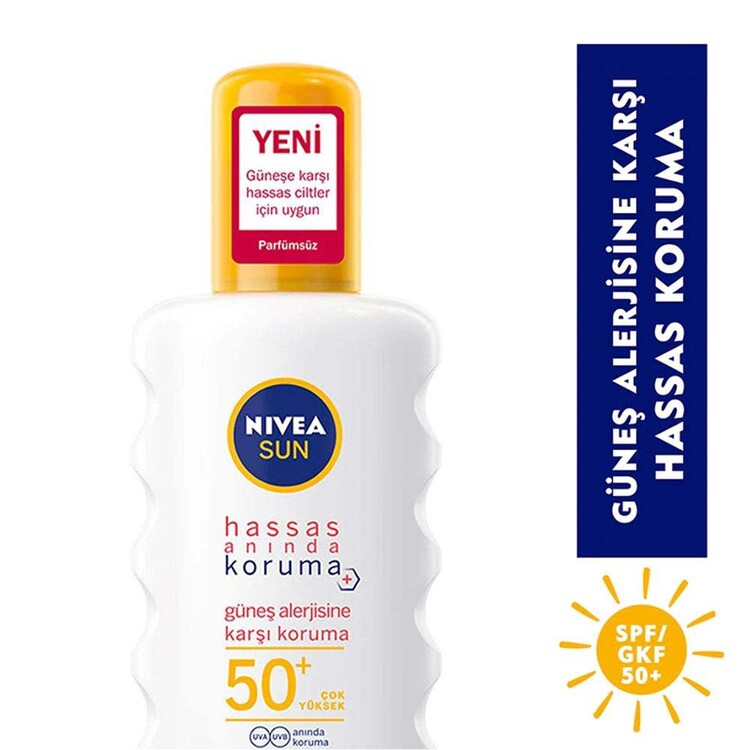 Nivea Sun Hassas Anında Koruma Güneş Koruyucu Spre