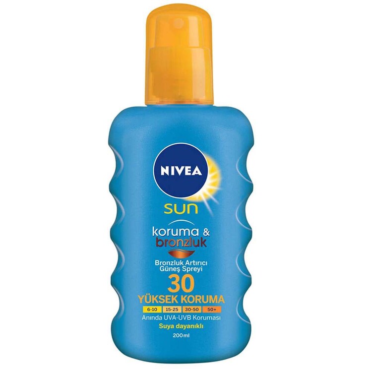 Nivea Sun Koruma & Bronzluk Güneş Spreyi SPF30 200