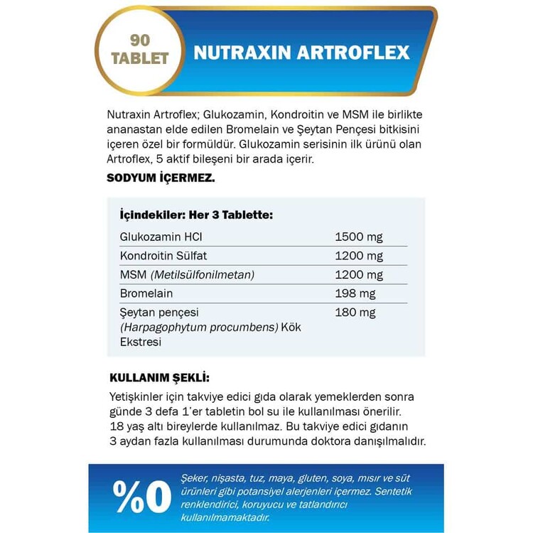 Nutraxin Artroflex 90 Tablet