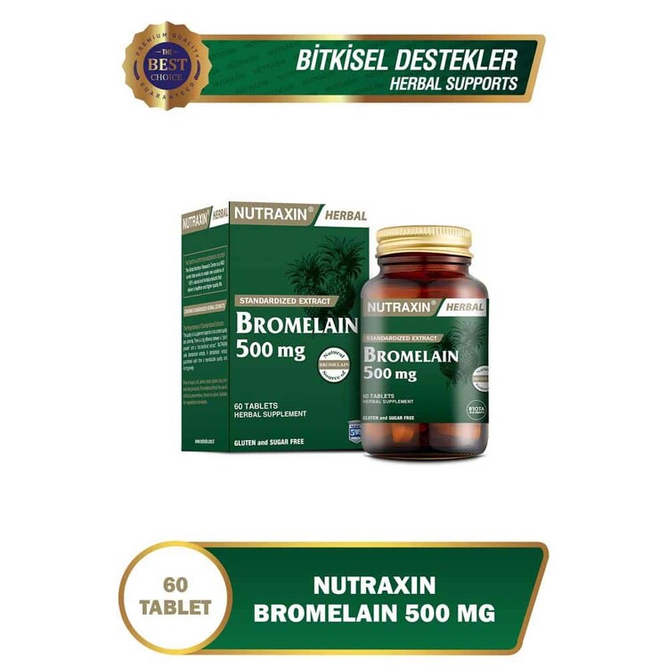 Nutraxin Bromelain 60 Tablet