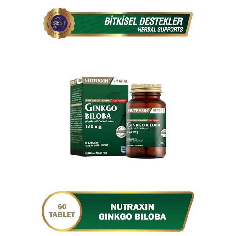 Nutraxin Ginkgo Biloba 60 Kapsül