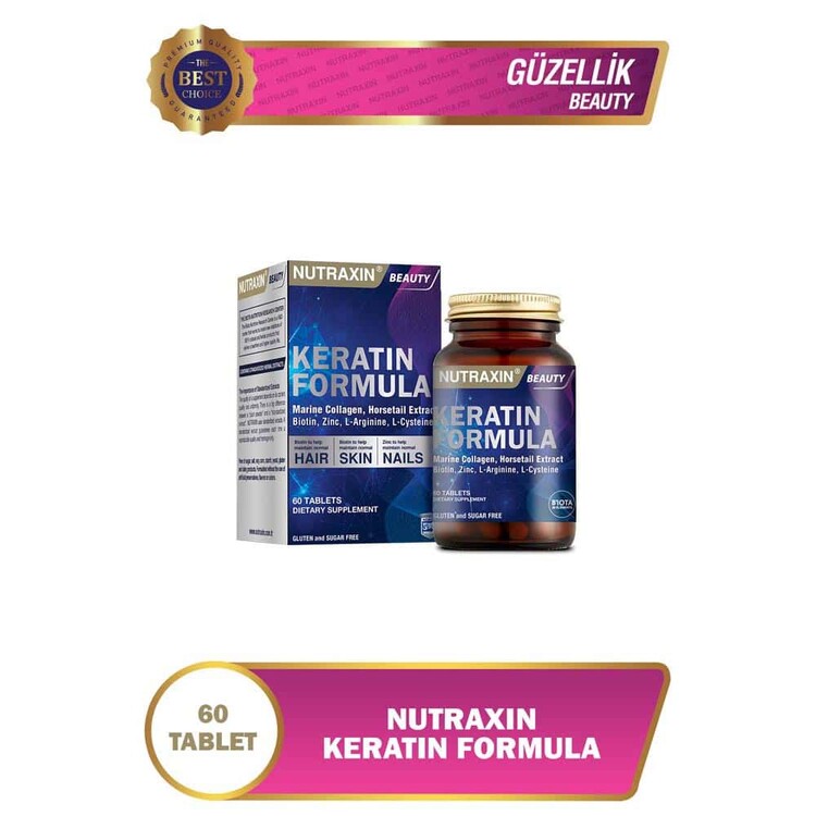 Nutraxin Keratin Formula 60 Tablet