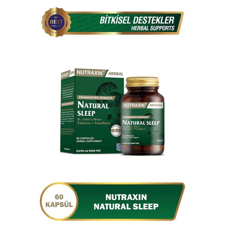 Nutraxin Naturel Sleep 60 Kapsül