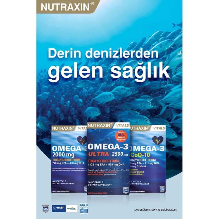 Nutraxin Omega-3 2000 mg 60 Kapsül