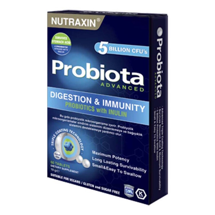 Nutraxin - Nutraxin Probiota Advanced 60 Tablet