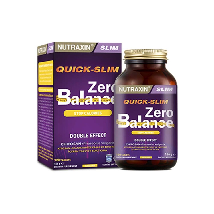Nutraxin - Nutraxin Quick Slim Zero Balance 120 Tablets