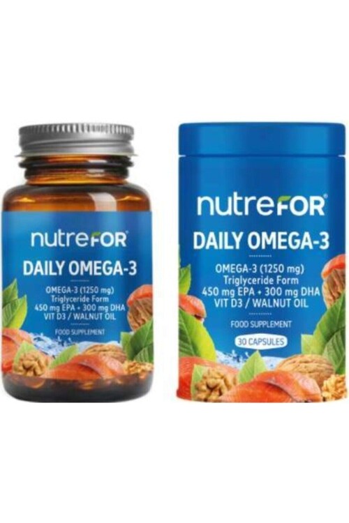 Nutrefor - Nutrefor Daily Omega 3 30 Kapsül