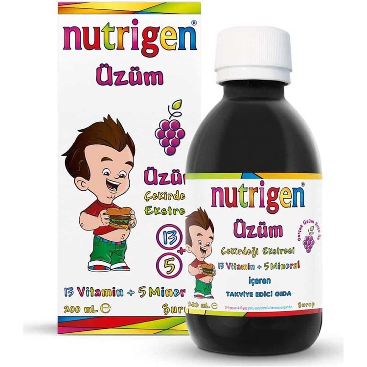 Nutrigen - Nutrigen Üzüm Pediatrik Şurup 200 ml