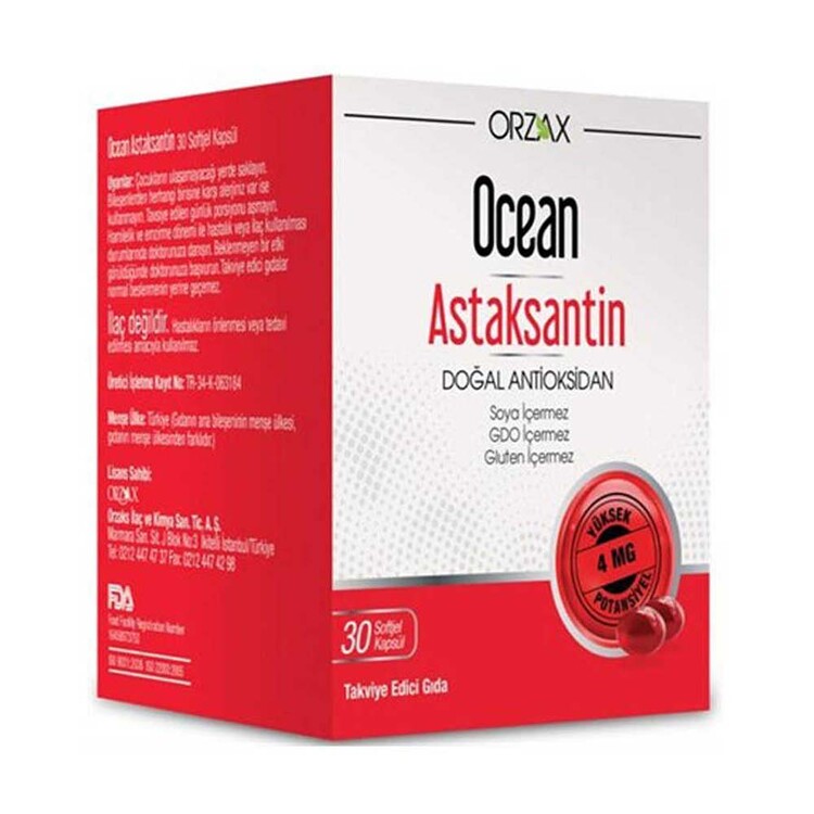 Ocean - Ocean Astaksantin 30 Kapsül