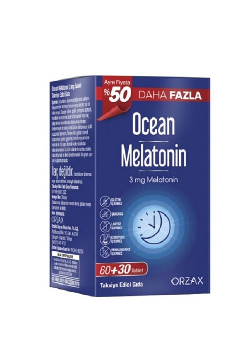 Ocean - Ocean Melatonin 3 Mg 90 Tablet