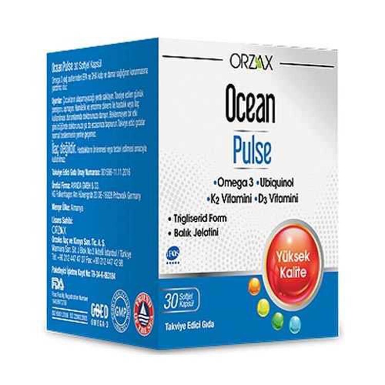 Ocean Pulse Omega 3 30 Kapsül