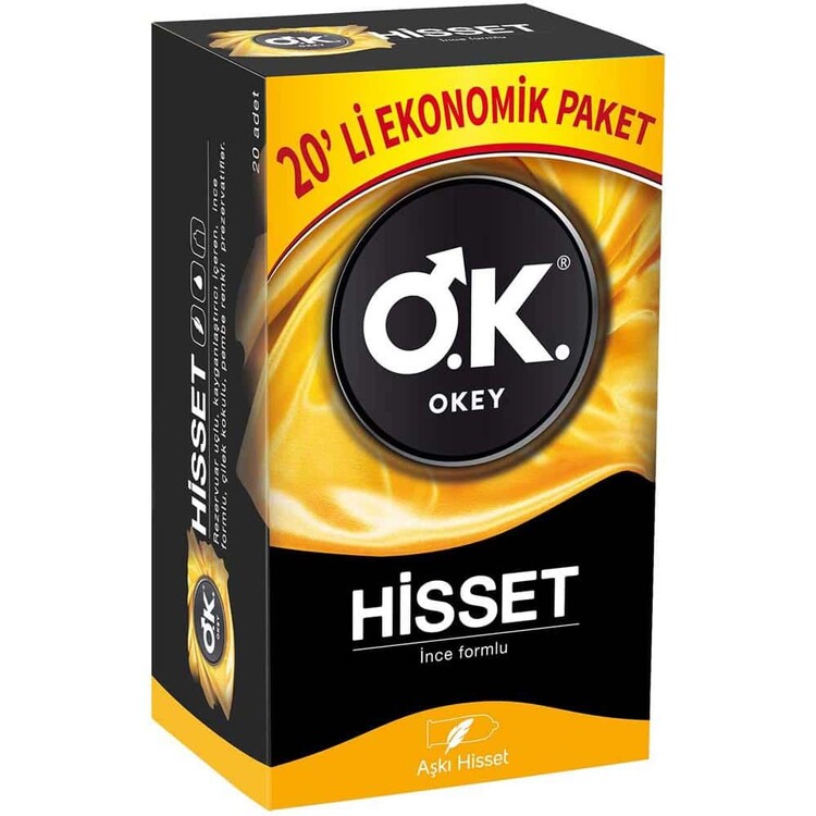 Okey - Okey Hisset Prezervatif 20li Ekonomik Paket
